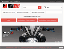 Tablet Screenshot of motoacces.com
